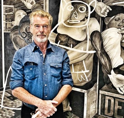 Pierce Brosnan's house is nicknamed as Orchid House.